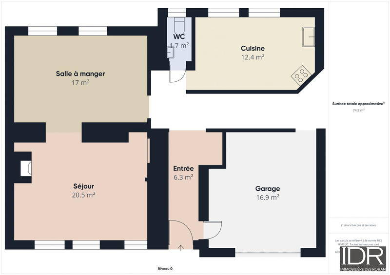 Maison - 135 m² - 6 pièces