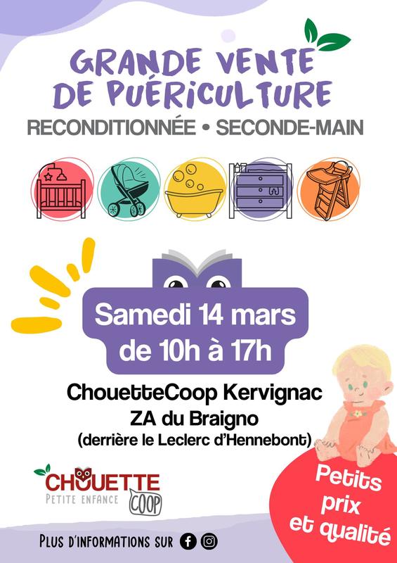 Grand arrivage de matériel de puériculture