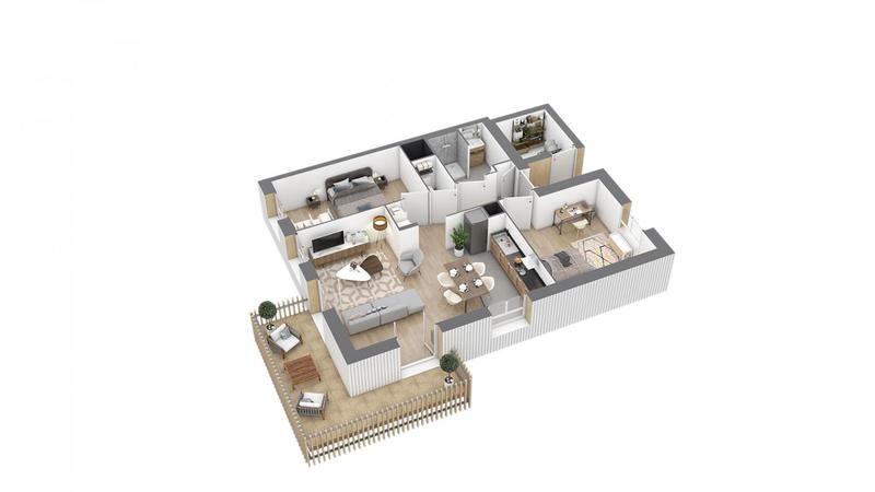 Appartement - 88 m² - 4 pièces