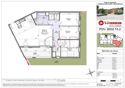 Appartement - 87 m² - 4 pièces