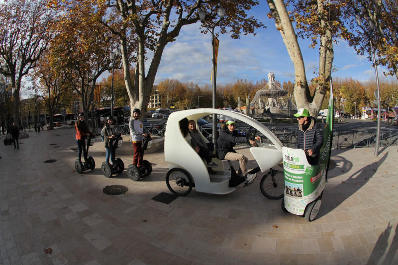 Découverte de la ville en pousse-pousse