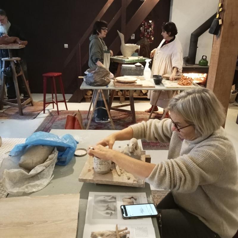 Stage de modelage avec Natacha Mondon