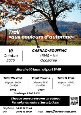 Trail "Aux couleurs d'automne"
