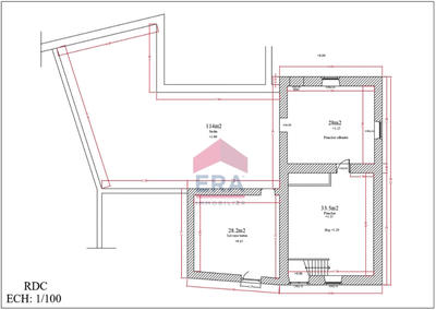 Maison - 140 m² - 1 pièce