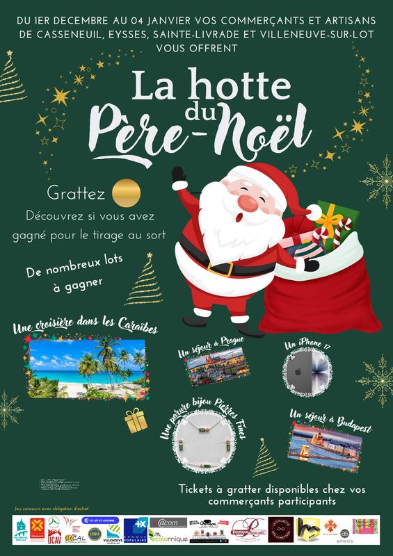 La Hotte du Père Noël - Noël avec vos commerçants