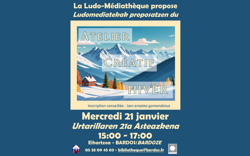 Atelier créatif de l'hiver