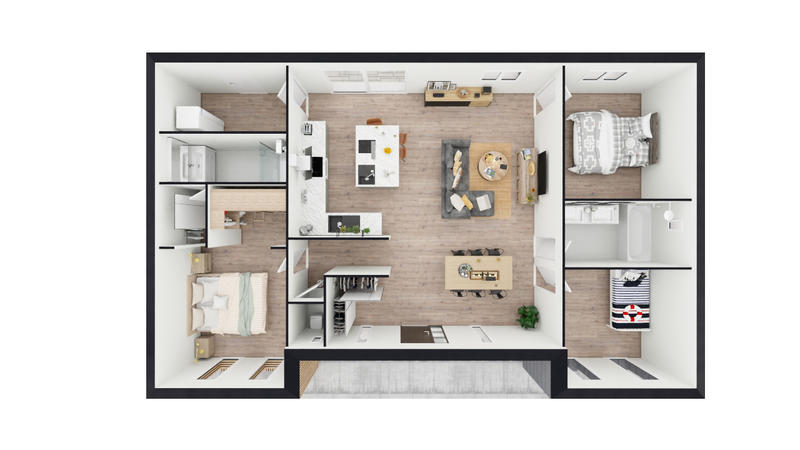 Maison - 105 m² - 5 pièces