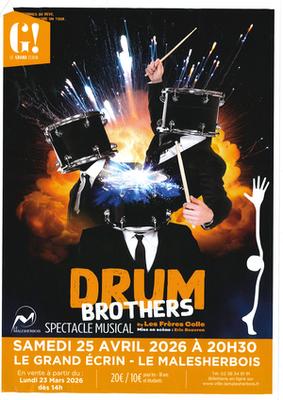 Spectacle musical Drum Brothers par les Frères Colle