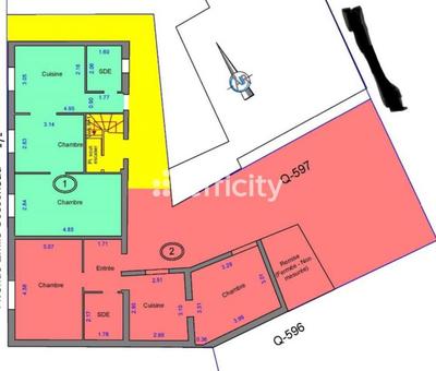 Immeuble - 137 m² - 10 pièces