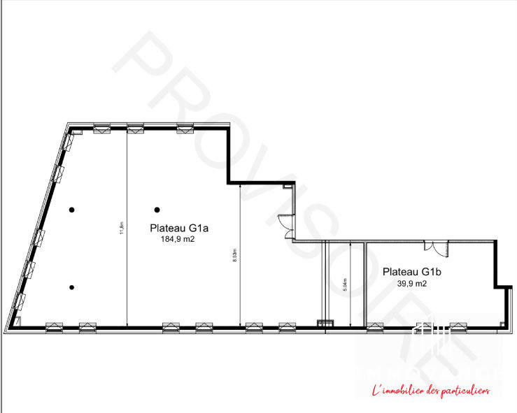 Local d'activités - 40 m²