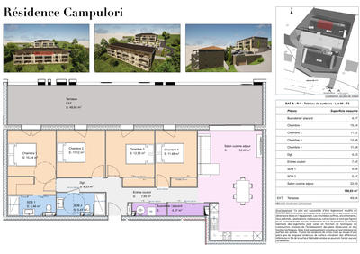 Appartement - 109 m² - 5 pièces