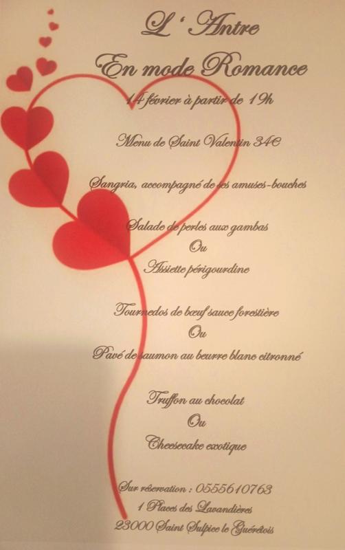 Saint-Valentin à l'AntreNous