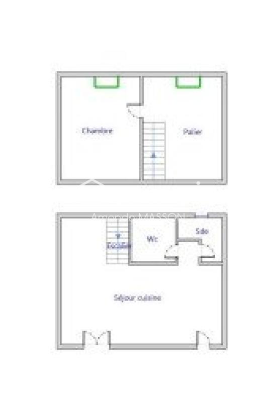 Maison - 57 m² - 3 pièces