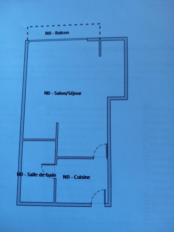 Appartement - 28 m² - 1 pièce