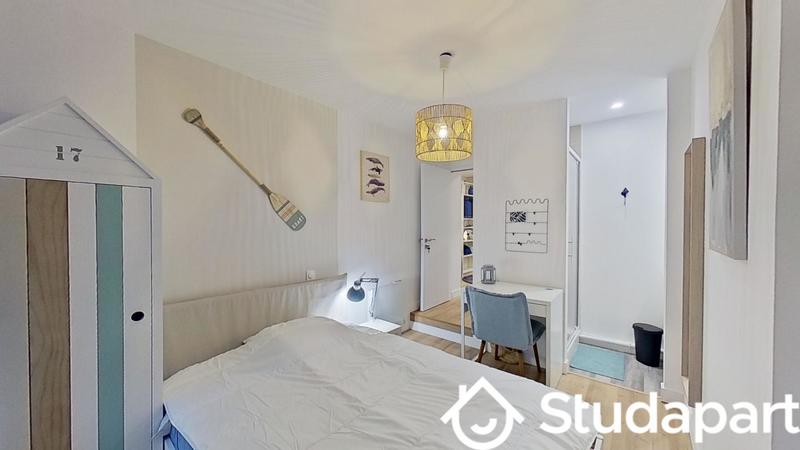 Chambre - 10 m² - 1 pièce