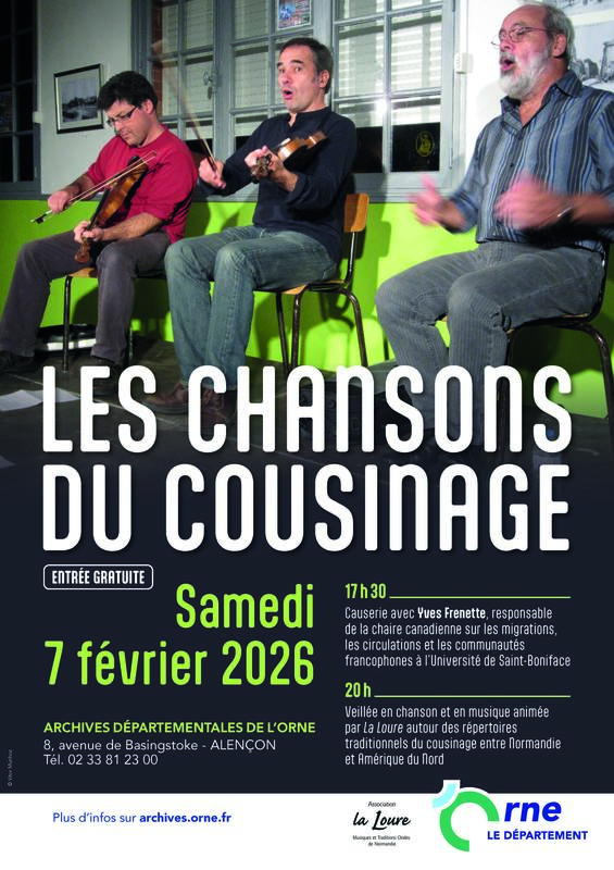 Exposition « les chansons du cousinage, Normandie – Amérique du Nord » : Veillée en chanson et en musique !