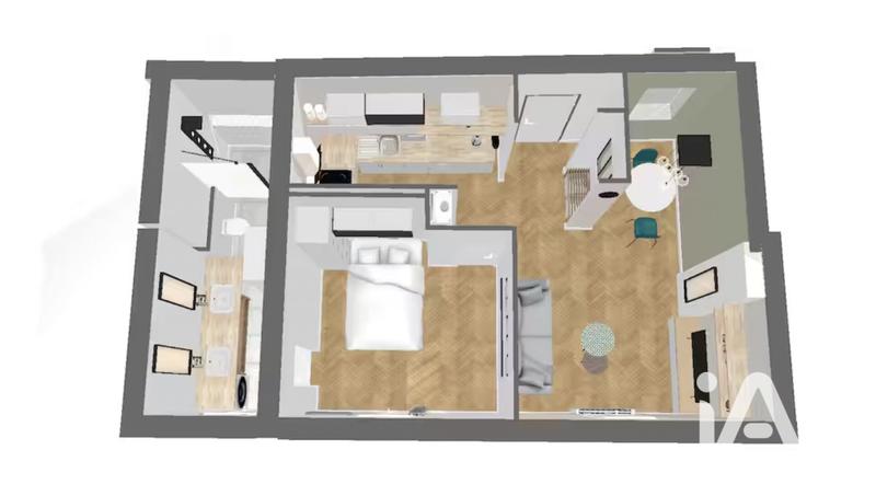 Appartement - 40 m² - 2 pièces