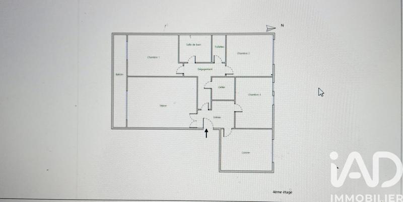 Appartement - 72 m² - 4 pièces