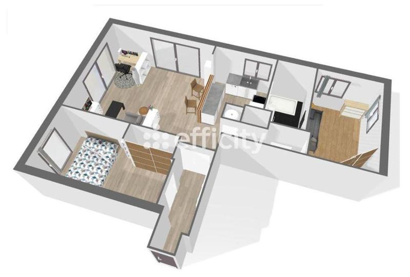 Appartement - 77 m² - 4 pièces