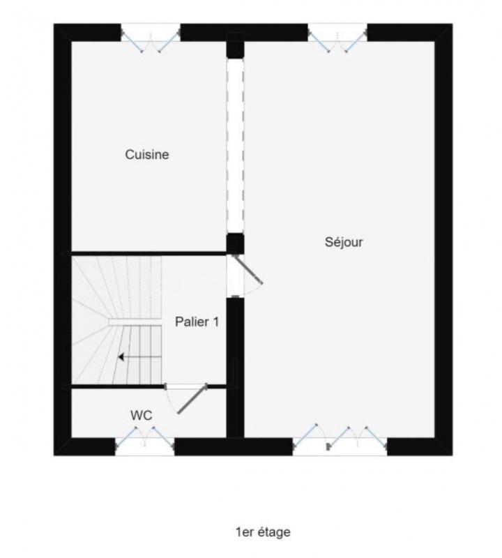 Maison de ville - 77 m² - 4 pièces