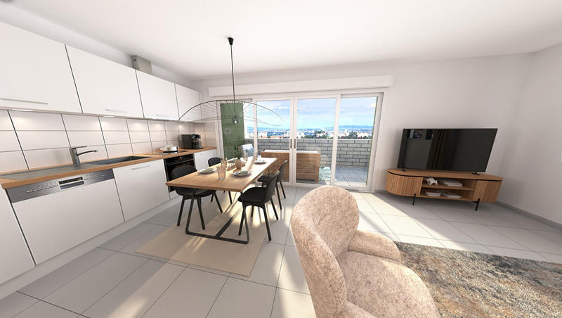 Appartement - 98 m² - 4 pièces