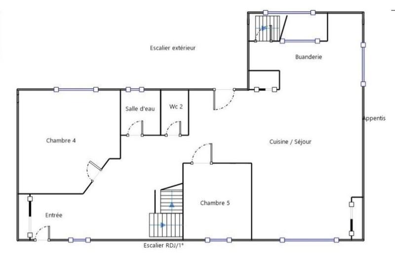 Maison - 200 m² - 7 pièces