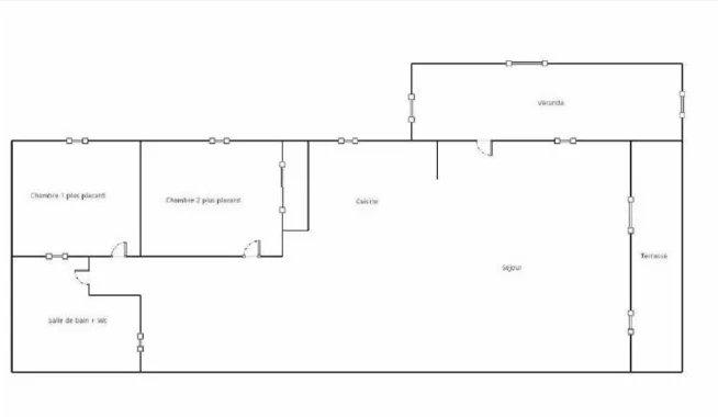 Appartement - 49 m² - 3 pièces