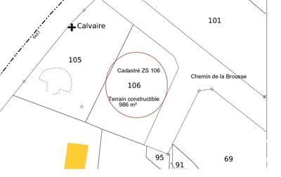 Terrain - 986 m²