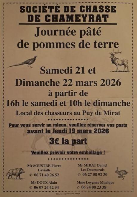 Journée de pâté de pommes de terre