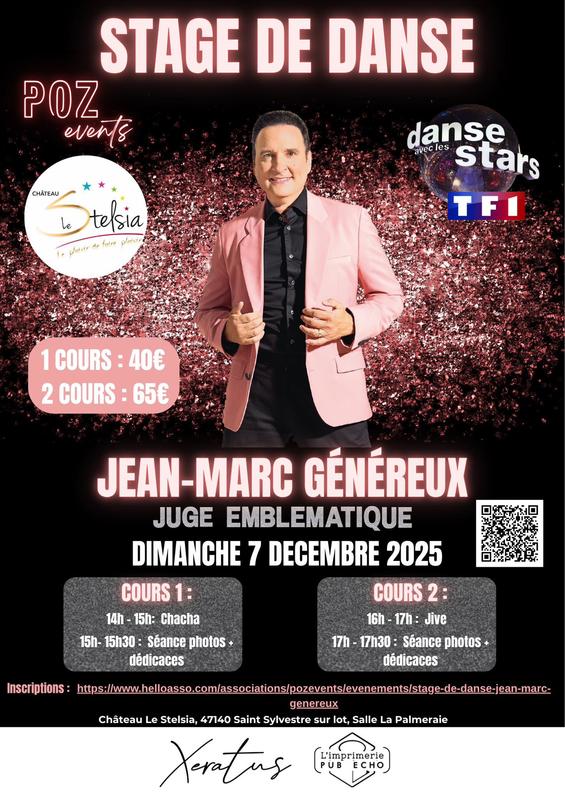 Stage de danse avec Jean-Marc Généreux