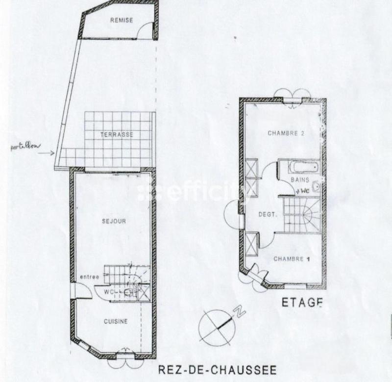 Maison - 72 m² - 3 pièces