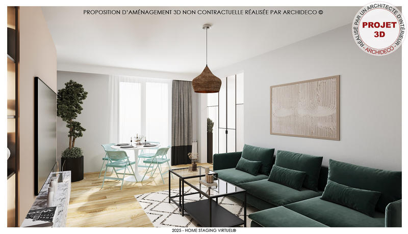 Appartement - 73 m² - 3 pièces