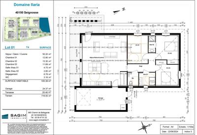Maison - 105 m² - 4 pièces