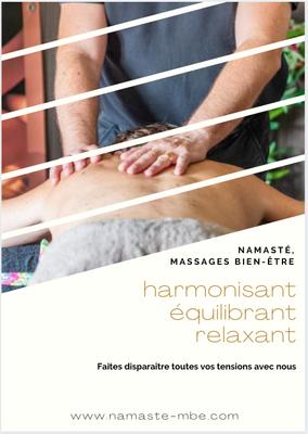 Namasté, les massages bien-être