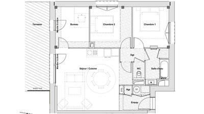 Appartement - 71 m² - 3 pièces