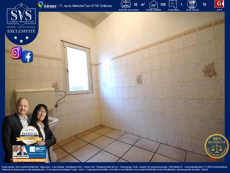 Maison - 105 m² - 1 pièce