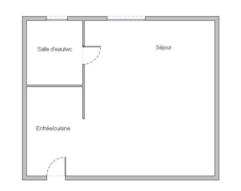 Appartement - 17 m² - 1 pièce