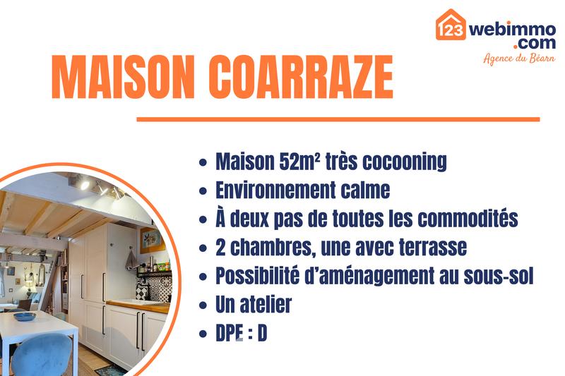 Maison - 52 m² - 3 pièces