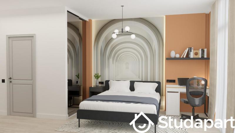 Chambre - 18 m² - 1 pièce