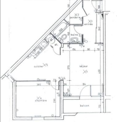 Appartement - 47 m²
