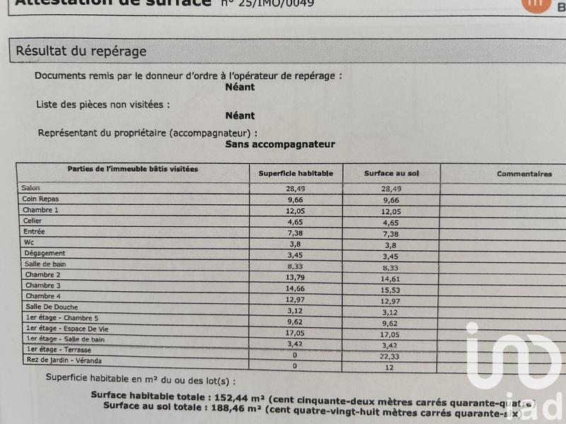 Maison - 153 m² - 7 pièces