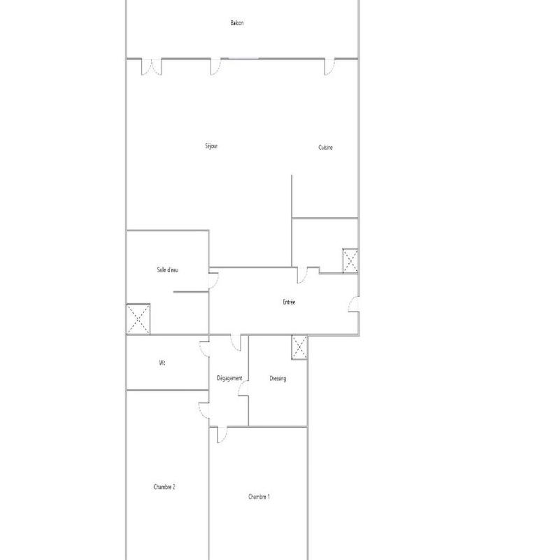 Appartement - 90 m² - 4 pièces