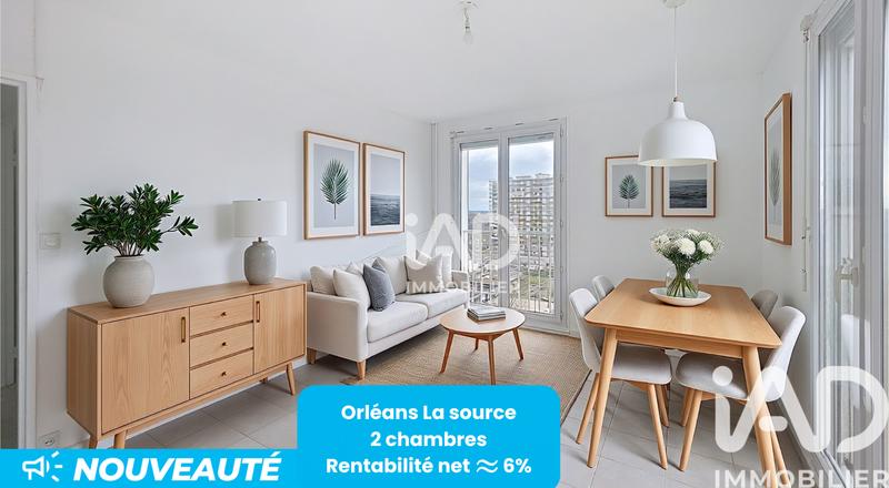 Appartement - 58 m² - 3 pièces