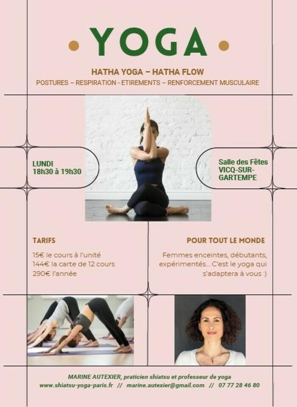 Nouveaux cours de yoga