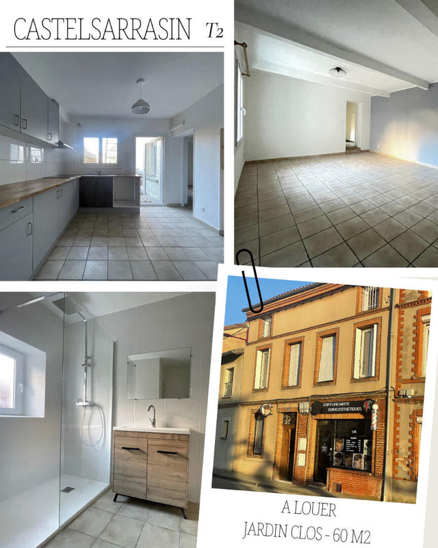 Appartement - 60 m² - 2 pièces