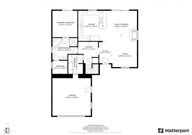 Maison contemporaine - 172 m² - 6 pièces