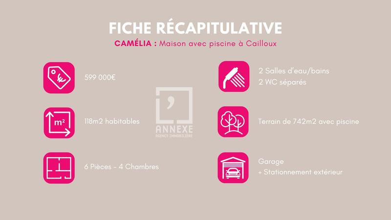 Maison - 118 m² - 6 pièces