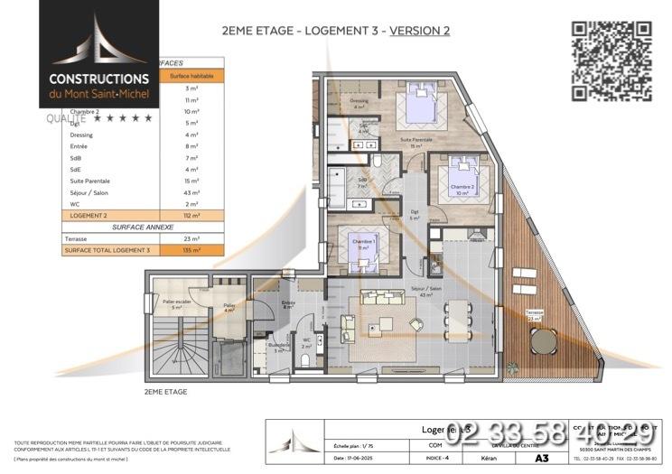 Appartement - 112 m²