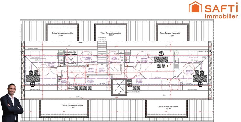 Appartement - 60 m² - 3 pièces