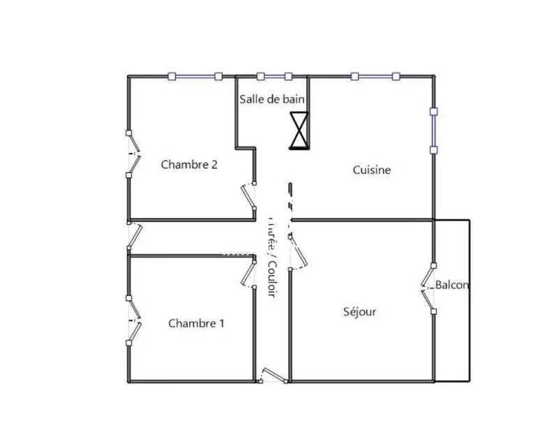 Appartement - 71 m² - 3 pièces